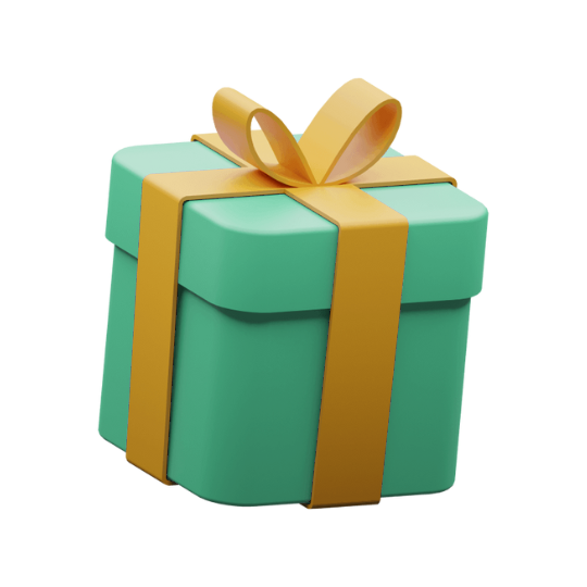 Caja de regalo menta